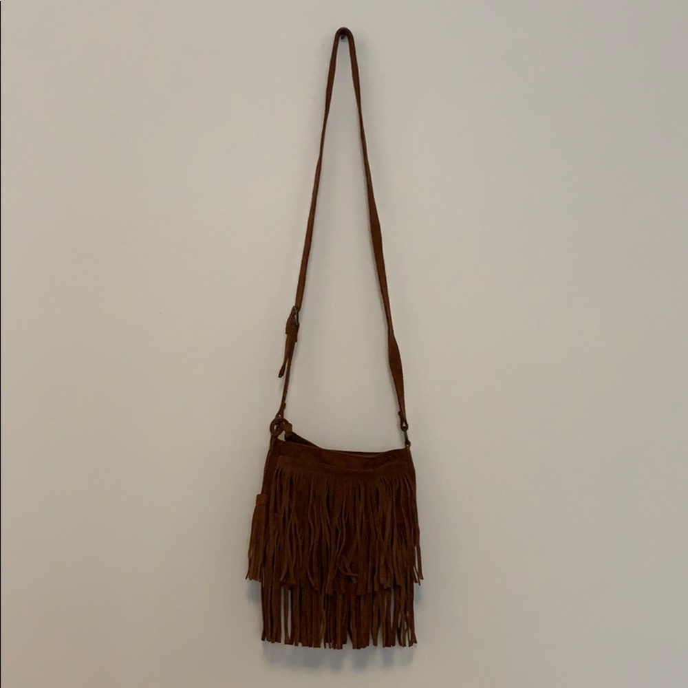 Brown tassel bag